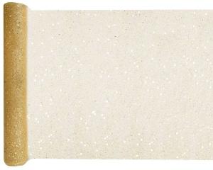 Glitter kaitaliina kullanvärinen 30 cm, 5 m