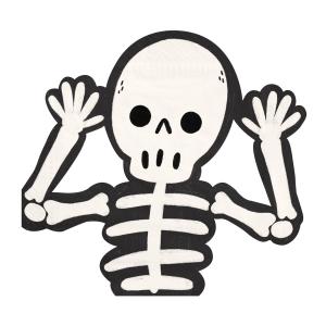 Halloween lautasliinat Luuranko Spooky Friends 16 × 15 cm, 12 kpl