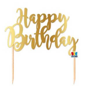 Happy birthday -kakunkoriste kulta