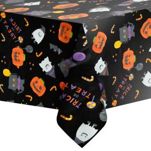 Happy Halloween pöytäliina musta 137 × 274 cm