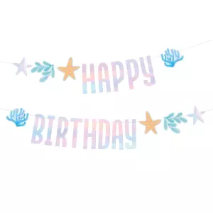 Happy birthday banneri Meriaihe, 240 cm