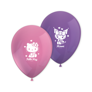 Hello Kitty & Kuromi ilmapallot, 8 kpl
