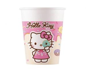 Hello Kitty & Kuromi pahvimukit, 8 kpl