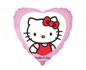 Hello Kitty sydän foliopallo, 46 cm