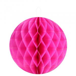 Honeycomb pyöreä pinkki/fuksia 30 cm, 2 kpl