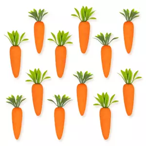 Pääsiäiskoristeet Porkkanat 4,5 cm, 12 kpl