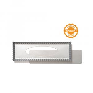 Irtopohjainen piirakkavuoka, suorakulmio kuvioreuna 35 x 11 x 2,5 cm