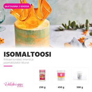 Isomaltoosi eli isomalt, kirkas