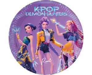 K-Pop Demon Hunters Lautanen 23cm, 8 kpl