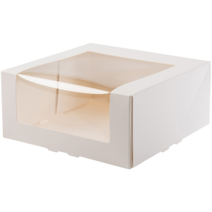 Leivoslaatikko ikkunalla 100 kpl, 25 X 25 X 10 cm