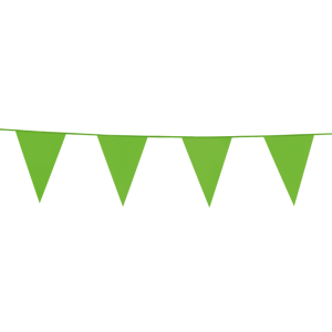 Lippuviiri / banneri vihreä, muovia, 10 metriä