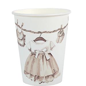 Pahvimuki Vauva,beige-ruskea 6 kpl
