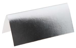 Paikkakortti metallihopea 7 x 3 cm, 10 kpl