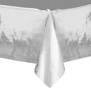 Muovinen metallinen pöytäliina 137 × 274 cm