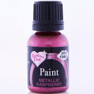 Metallinhohtoinen elintarvikemaali, Vadelma (Raspberry), 24g