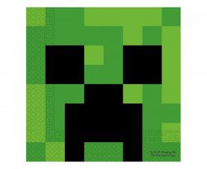 Minecraft Creeper isot lautasliinat, 20 kpl