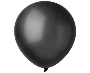 Mini-ilmapallot metalli musta 13 cm, 100 kpl