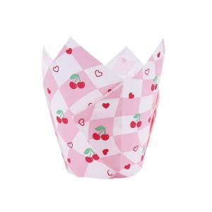Muffinivuoat tulppaani kirsikat, 24 kpl