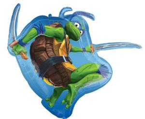 Ninja Turtles muotofoliopallo Leonardo 81 cm