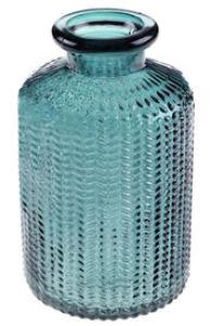 Lasimaljakko sinivihreä 6 x 10 cm