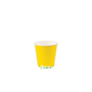 Pahvimuki keltainen 80 ml, 25 kpl