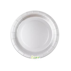 Pieni pahvilautanen hopea 18 cm, 25 kpl