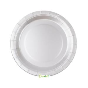 Iso pahvilautanen hopea 24 cm, 25 kpl
