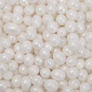 Valkoiset helmiströsselit 4 mm -  74 g