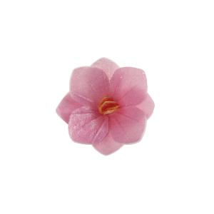 Syötävä vohvelikukka 4 cm - vaaleanpunainen, 18 kpl