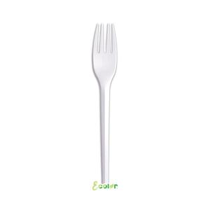 Muovihaarukat valkoiset 16 cm, 20 kpl