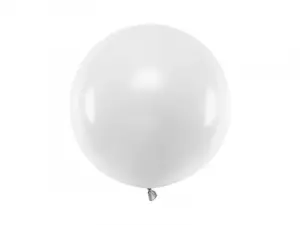 Suuri ilmapallo pastellivalkoinen 60 cm