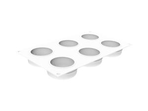 Neve 110 silikonimuotti – lumihiutale, 6 × 110 ml - Silikomart Professional