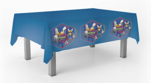 Sonic muovinen pöytäliina 120 x 180 cm