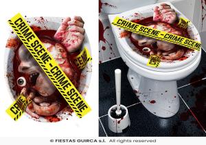 WC-tarra Karmiva rikospaikka 30x40 cm