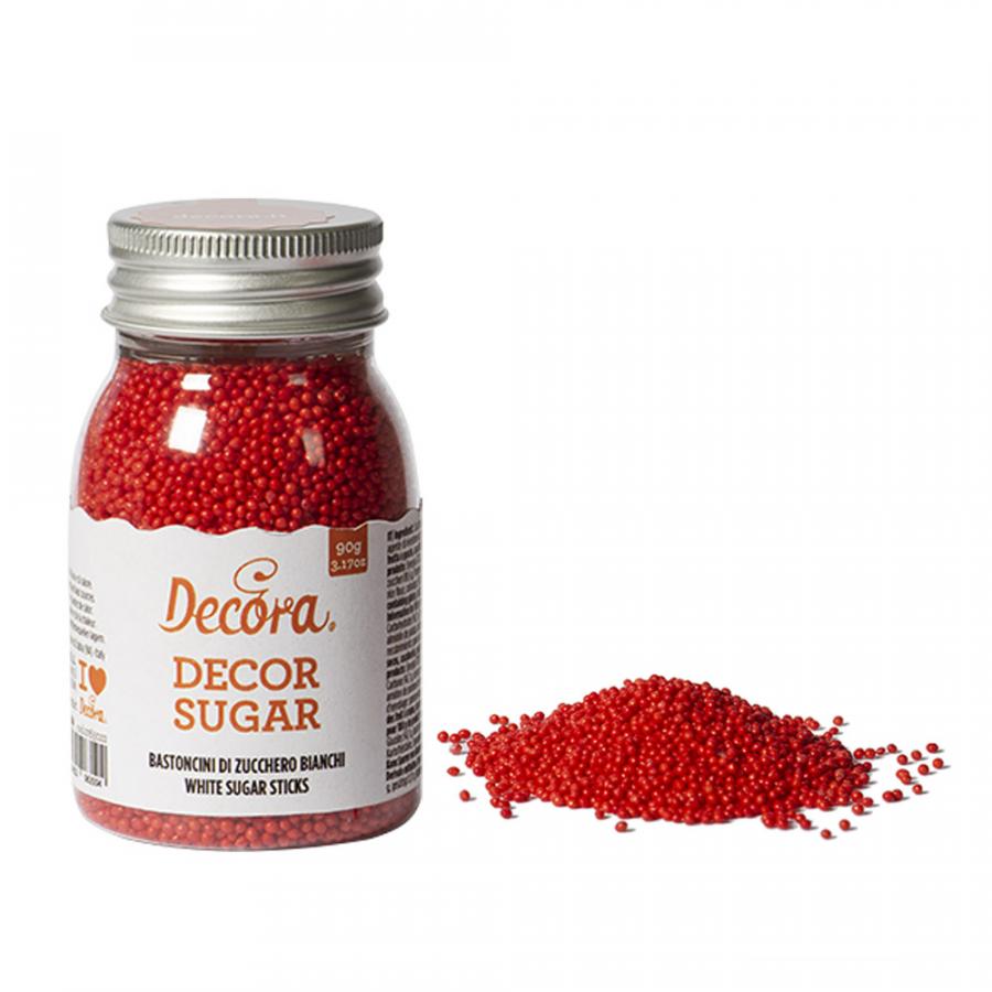 Nonparellit, punainen 90g  - Decora