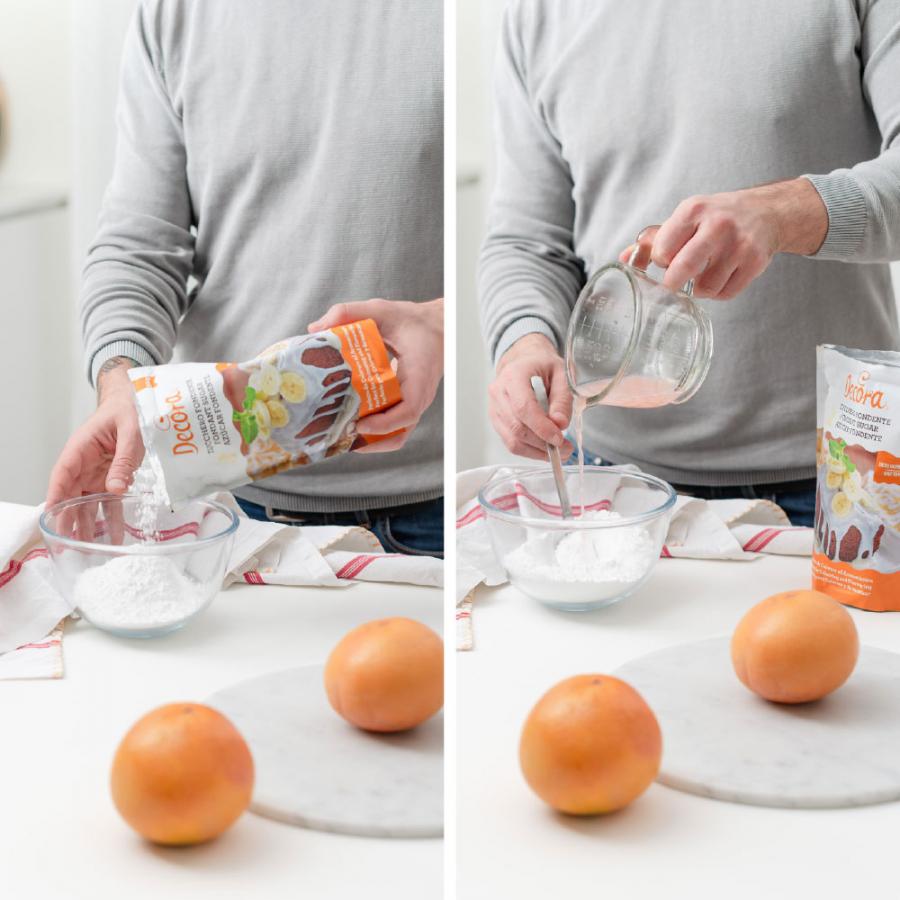 Kuorrute sokeri ( fondant sugar ) - 500 g