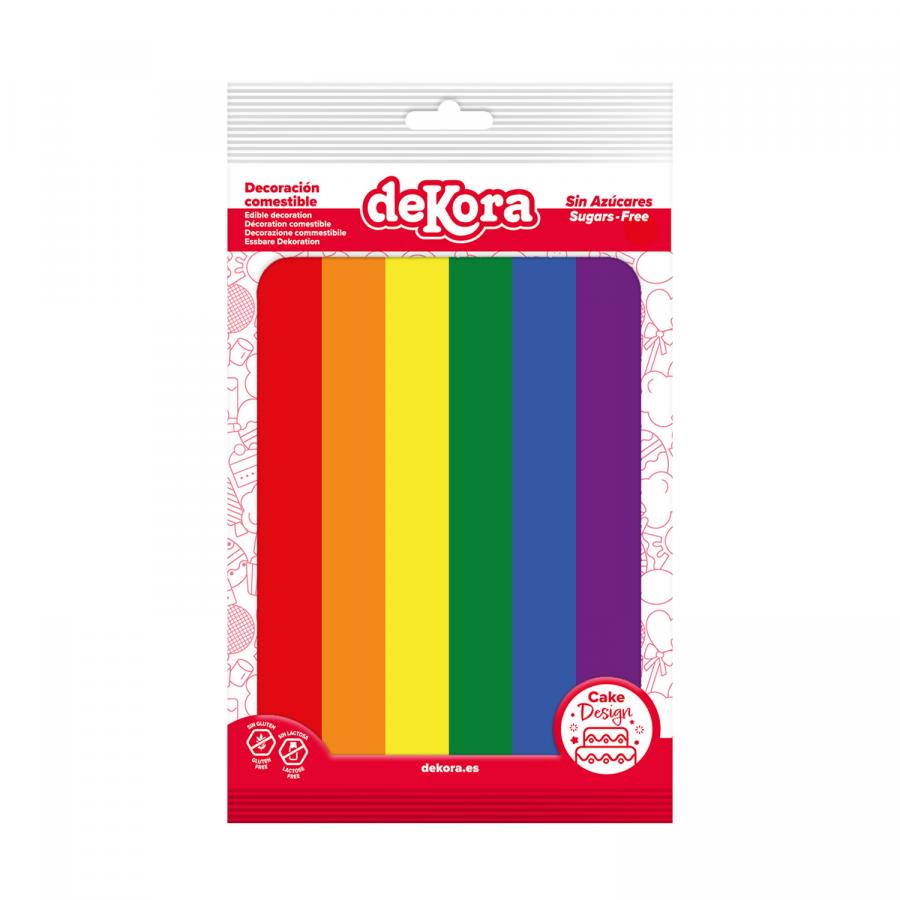 Syötävä kakkukuva, Pride / Sateenkaari, 14,8 x 21 cm A5