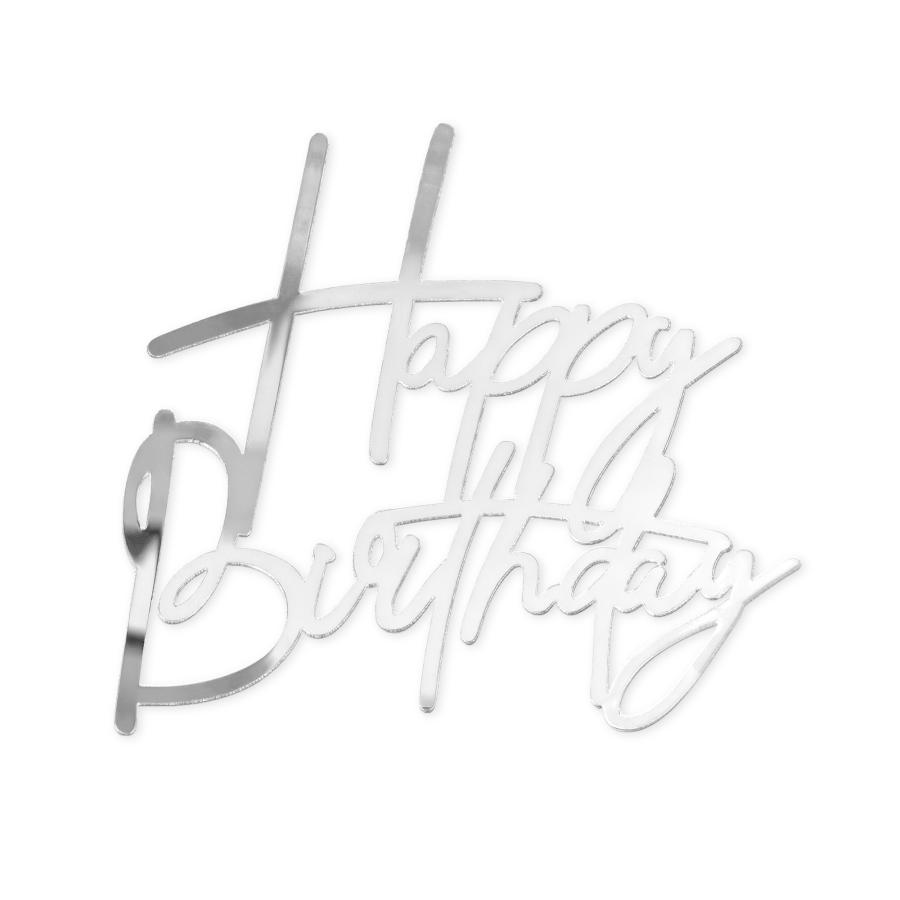 Kakunkoriste sivulle "Happy birthday" Hopea