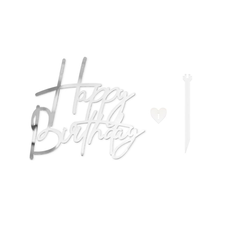 Kakunkoriste sivulle "Happy birthday" Hopea