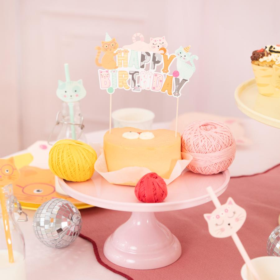 Kakunkoriste "Happy birthday" Kissat