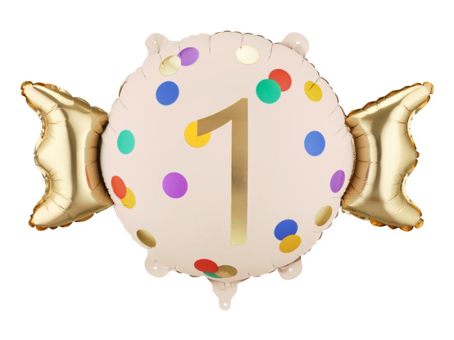 Karkki foliopallo numero 1