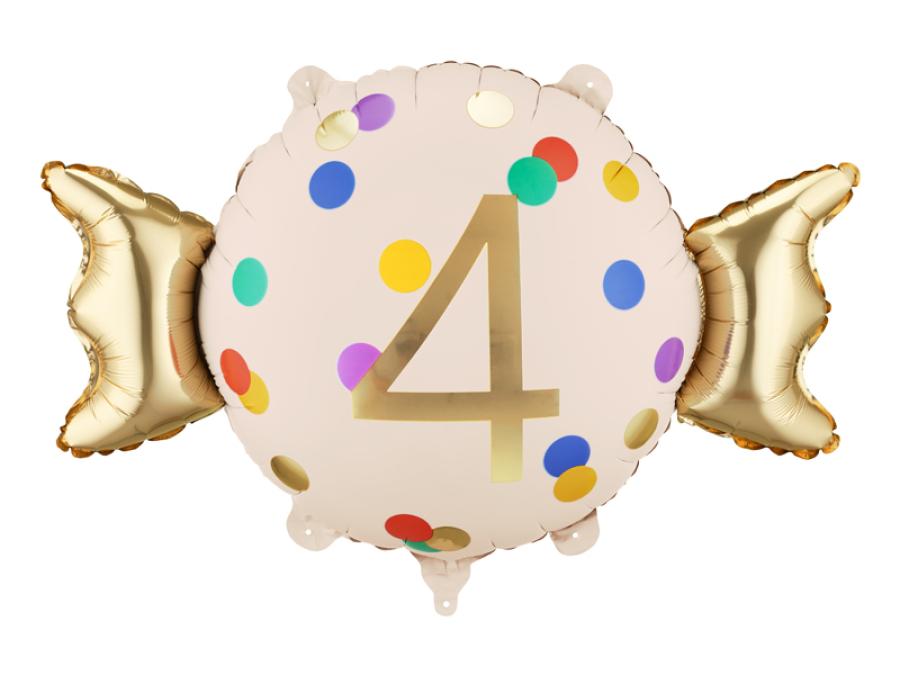 Karkki foliopallo numero 4