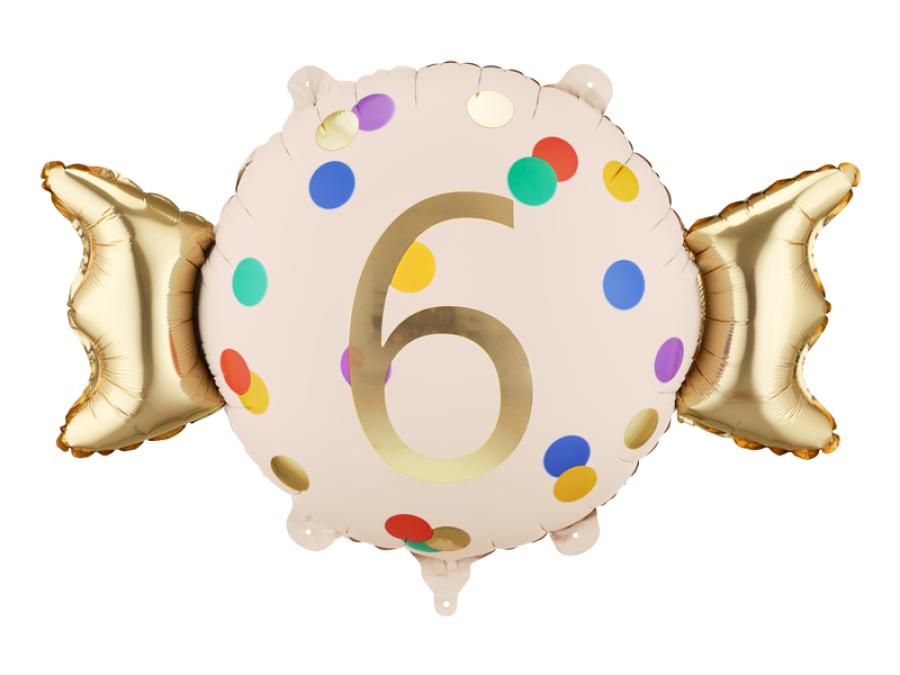 Karkki foliopallo numero 6