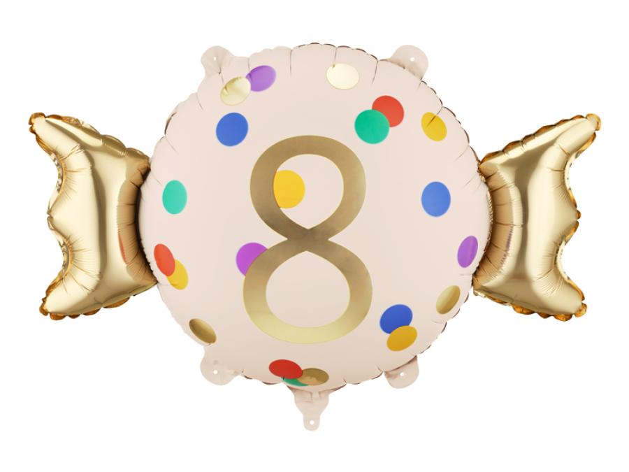 Karkki foliopallo numero 8