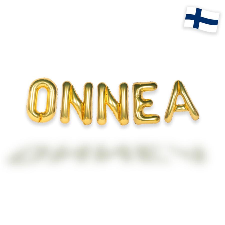 Foliopallobanneri "ONNEA" kulta