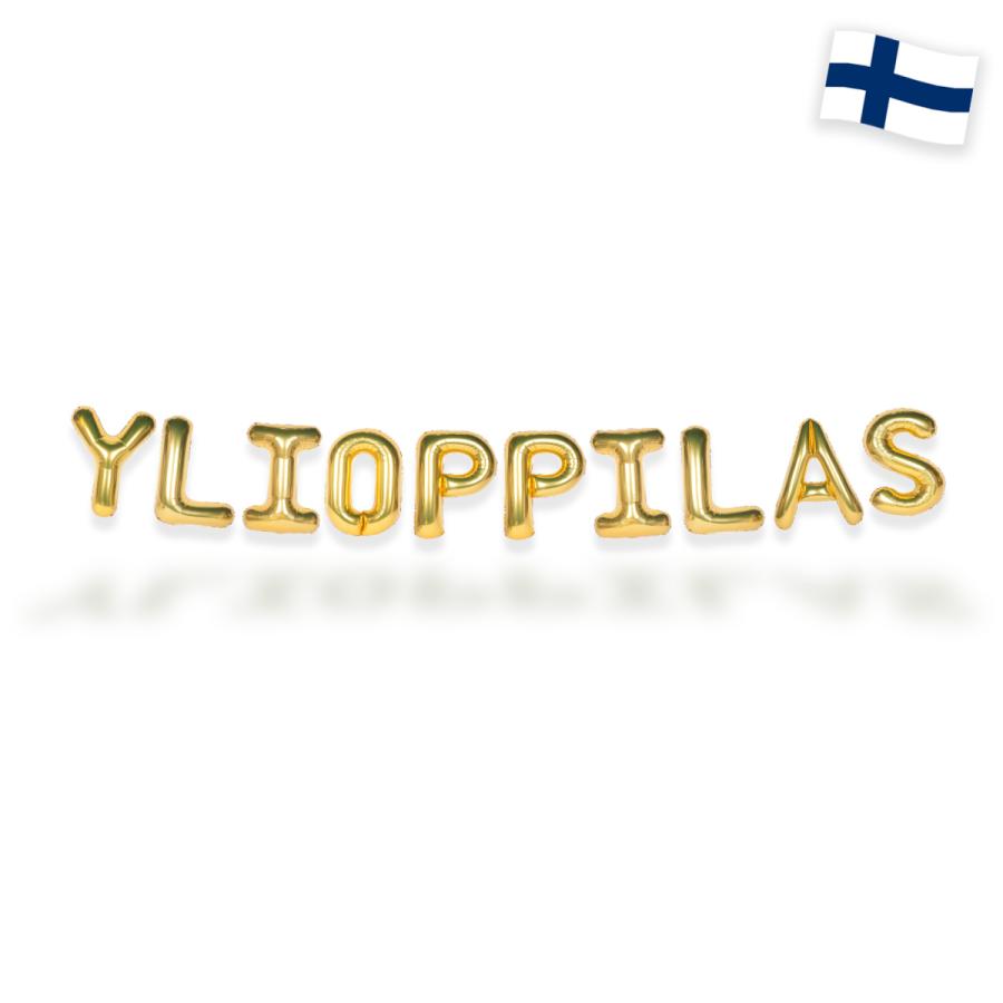 Foliopallobanneri "YLIOPPILAS" kulta