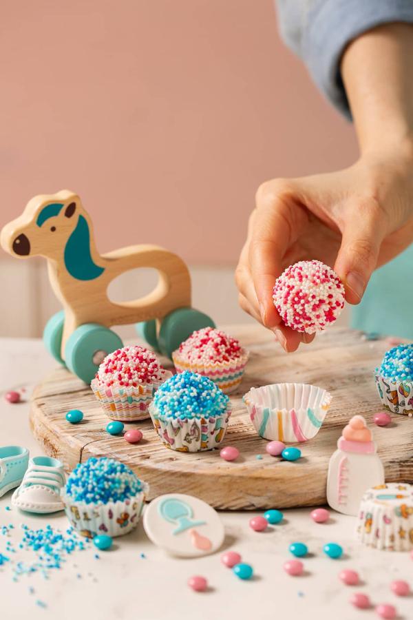 Minimuffinivuoat Baby Shower, 5 erilaista, 100 kpl - Decora