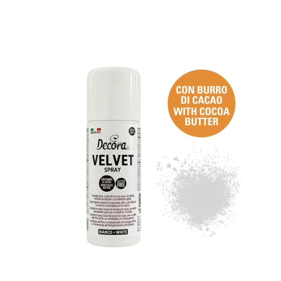 Velvet spray valkoinen 100 ml - Decora