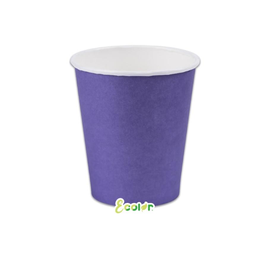 Pahvimukit violetti 250 ml, 25 kpl