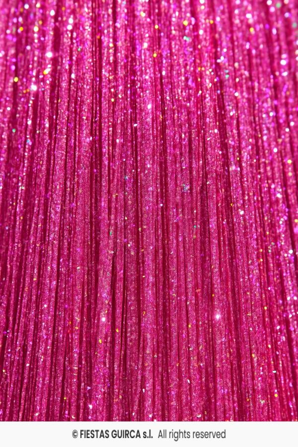 Pinkinväriset hiuslisäkkeet 3 kpl, 50 cm